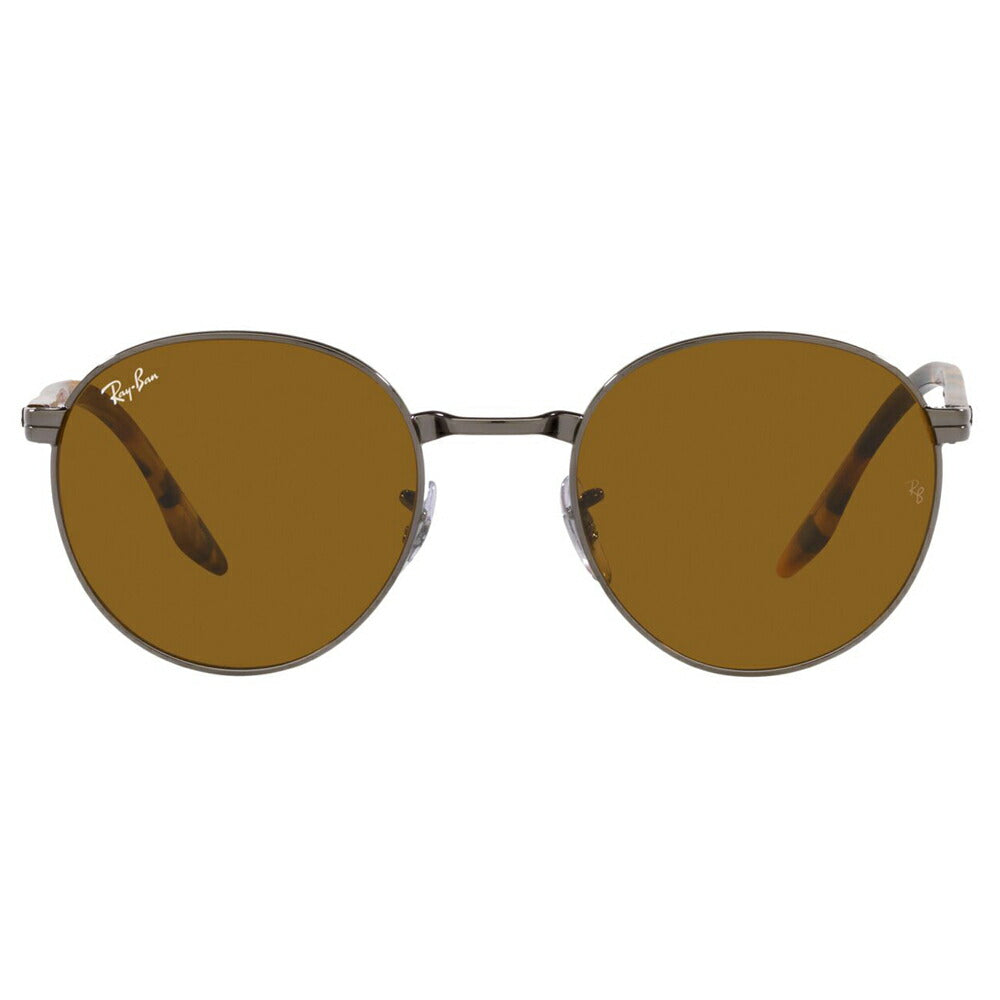 [Authorized Retailer] Ray-Ban Sunglasses RB3691 004/33 48 51 Ray-Ban Compatible with Ray-Ban Genuine Lenses Round Metal Glass Lenses Fashion Glasses Eyeglasses 