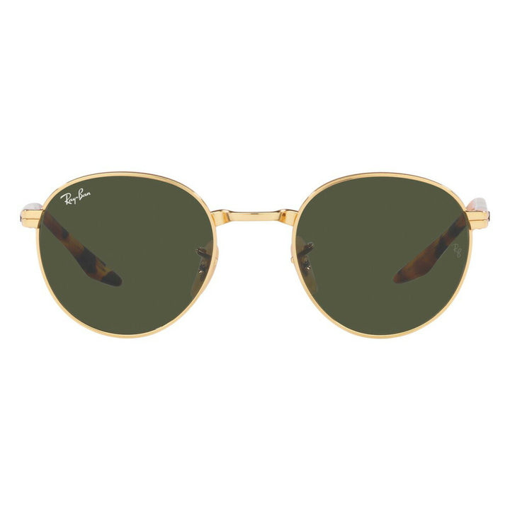 [Recommended Price] Ray-Ban Sunglasses RB3691F 001/31 53 Ray-Ban Round Metal Men's Women's Glass Lenses Fashion Glasses Eyeglasses 