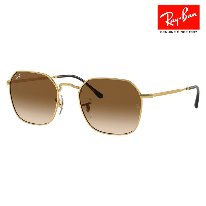 [Authorized Retailer] Ray-Ban Sunglasses RB3694 001/51 53 55 Ray-Ban Compatible with Ray-Ban Genuine Lenses JIM Round Hexagonal Fashion Glasses Eyeglasses 