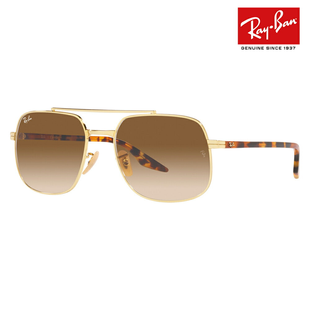 [Authorized Retailer] Ray-Ban Sunglasses RB3699 001/51 56 59 Ray-Ban Compatible with Ray-Ban Genuine Lenses Double Bridge Metal Fashion Glasses Eyeglasses 