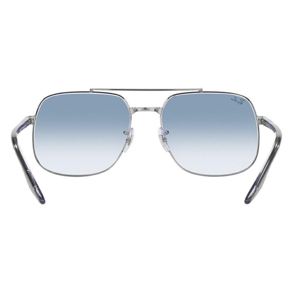 未使用★Ray-Ban サングラス ダブルブリッジ シルバー/ケース付き 正規品販売店】レイバン サングラス RB3699 004/3F 56 59 Ray-Ban