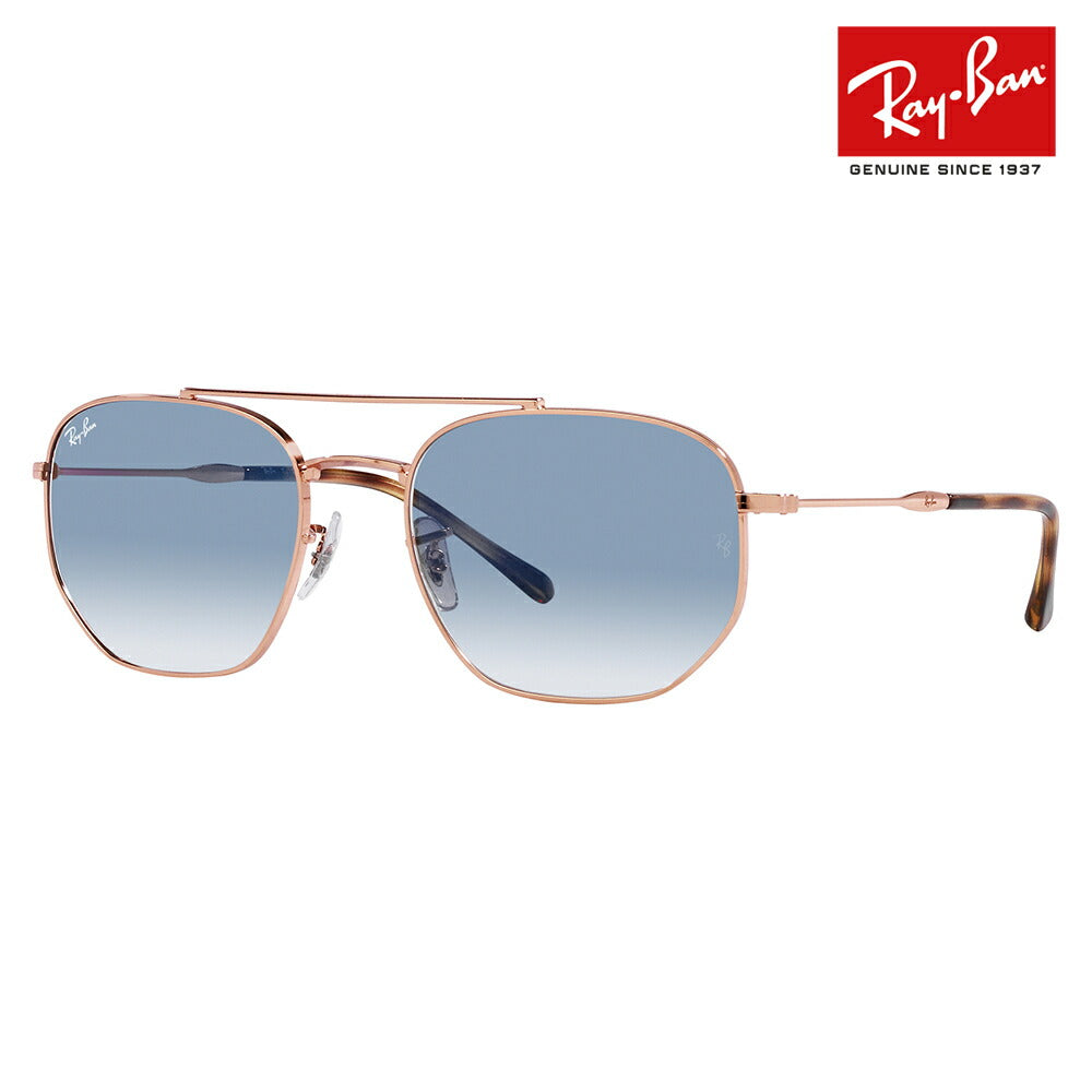 [Authorized Retailer] Ray-Ban Sunglasses RB3707 92023F 54 57 Ray-Ban Compatible with Ray-Ban Genuine Lenses Metal Double Bridge Teardrop Round Fashion Glasses Eyeglasses 