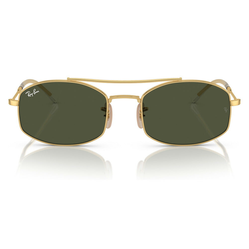 [Authorized Retailer] Ray-Ban Sunglasses RB3719 001/31 51 54 Ray-Ban Compatible with Ray-Ban Genuine Lenses Double Bridge Square Metal Stylish Fashion Glasses Eyeglasses 