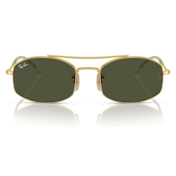 [Authorized Retailer] Ray-Ban Sunglasses RB3719 001/31 51 54 Ray-Ban Compatible with Ray-Ban Genuine Lenses Double Bridge Square Metal Stylish Fashion Glasses Eyeglasses 