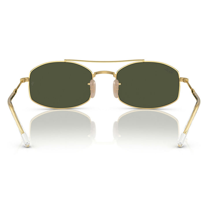 [Authorized Retailer] Ray-Ban Sunglasses RB3719 001/31 51 54 Ray-Ban Compatible with Ray-Ban Genuine Lenses Double Bridge Square Metal Stylish Fashion Glasses Eyeglasses 