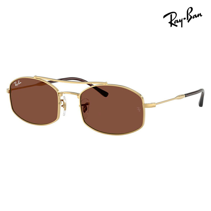 【正規品販売店】レイバン サングラス RB3719 001/C5 54 Ray-Ban レイバン純正レンズ対応 ダブルブリッジ スクエア メタル おしゃれ