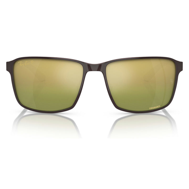 【オススメ価格】レイバン サングラス RB3721CH 188/60 59 Ray-Ban メタル スクエア クロマンスレンズ LITEFORCE 偏光レンズ