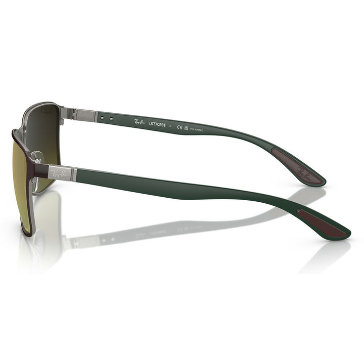 [Recommended Price] Ray-Ban Sunglasses RB3721CH 188/60 59 Ray-Ban Metal Square Chromance Lens LITEFORCE Polarized Lens 