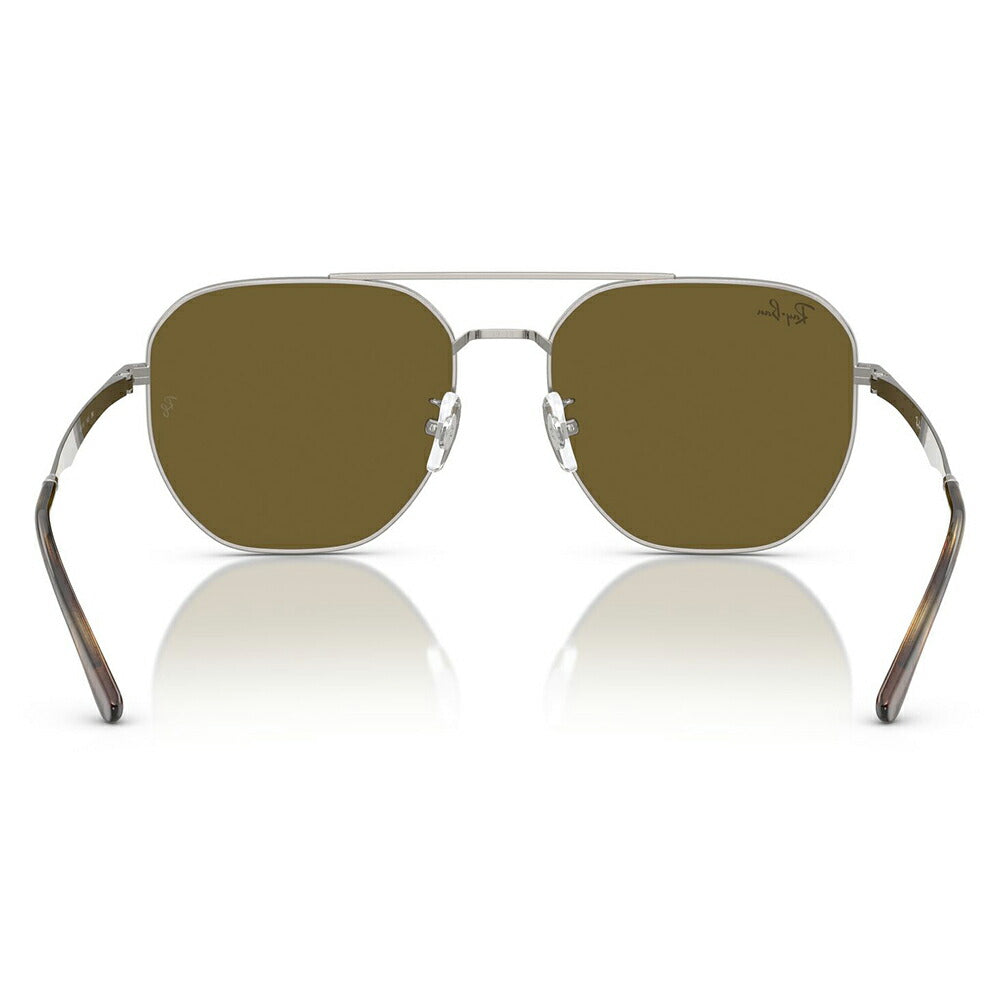 【正規品販売店】レイバンサングラス RB3724D 004/73 59 Ray-Ban レイバン純正レンズ対応 フラットレンズ アジアンデザイン ダブルブリッジ ティアドロップタイプ ラウンド メタル クラシック 伊達メガネ 眼鏡