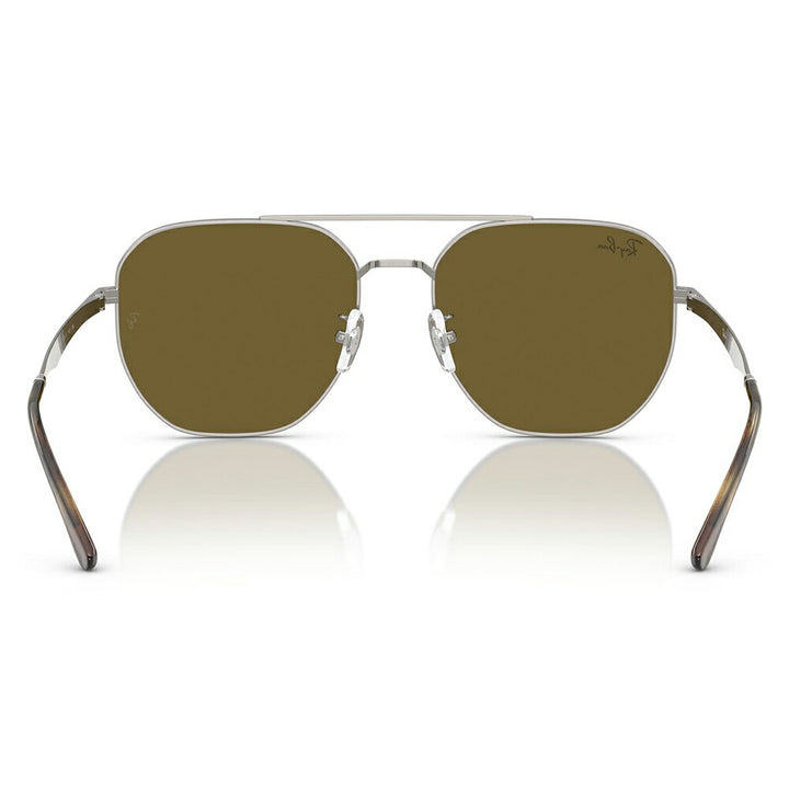 【正規品販売店】レイバンサングラス RB3724D 004/73 59 Ray-Ban レイバン純正レンズ対応 フラットレンズ アジアンデザイン ダブルブリッジ ティアドロップタイプ ラウンド メタル クラシック 伊達メガネ 眼鏡