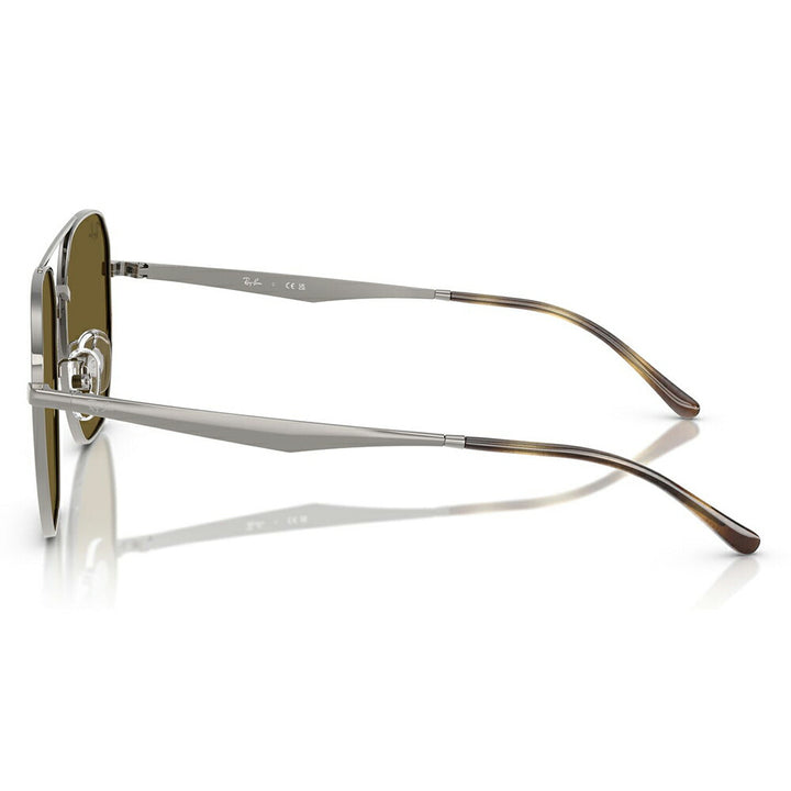 【正規品販売店】レイバンサングラス RB3724D 004/73 59 Ray-Ban レイバン純正レンズ対応 フラットレンズ アジアンデザイン ダブルブリッジ ティアドロップタイプ ラウンド メタル クラシック 伊達メガネ 眼鏡