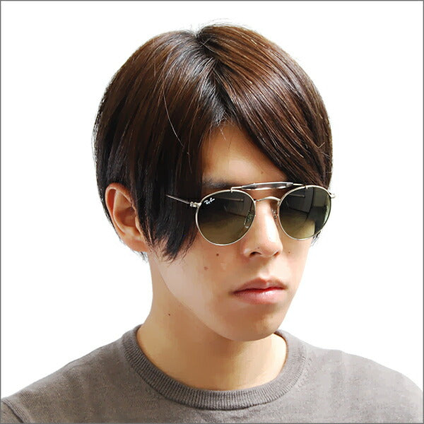 【オsusume価格】reiban サngugurasu RB3747 003/A6 50 Ray-Ban reyban 纯正renzu対応 ICONS ラウンド ダブルブurikji 伊达メガネ 眼镜