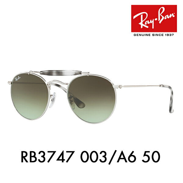 [Recommended Price] Ray-Ban Sunglasses RB3747 003/A6 50 Ray-Ban Compatible with Ray-Ban Genuine Lenses ICONS Round Double Bridge Fashion Glasses Eyeglasses 