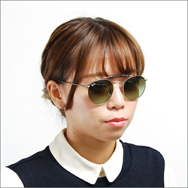 【オsusume価格】reiban サngugurasu RB3747 003/A6 50 Ray-Ban reyban 纯正renzu対応 ICONS ラウンド ダブルブurikji 伊达メガネ 眼镜