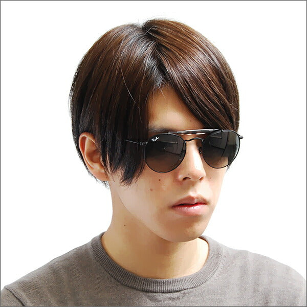 【オsusume価格】reiban サngurasu RB3747 153/71 50 Ray-Ban reyban 纯正renzu対応 伊达メガネ 眼镜 ラウンド ダブルブuriジ