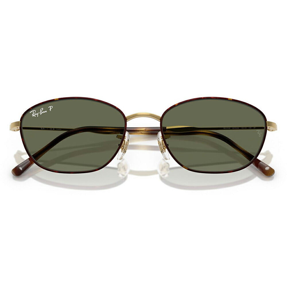 【正規品販売店】レイバン サングラス RB3749 927358 55 58 Ray-Ban オーバル ワイヤー メタル レディース 偏光