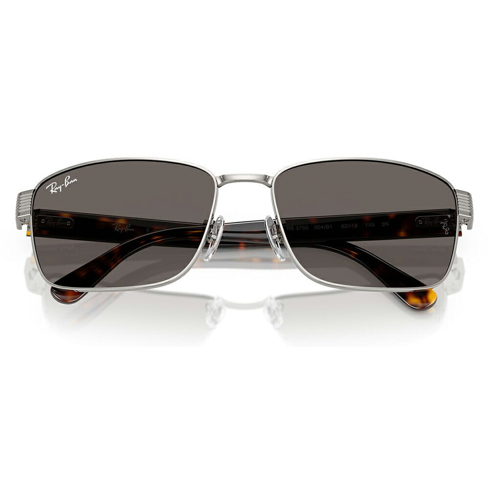 【正規品販売店】レイバン サングラス RB3750 004/B1 59 62 Ray-Ban スクエア メタル ユニセックス