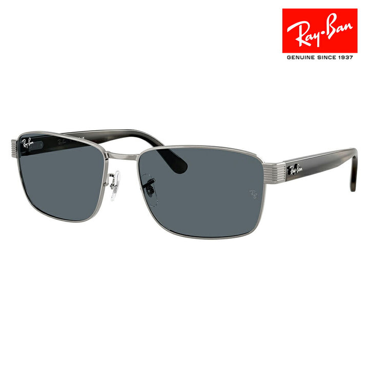 【正規品販売店】レイバン サングラス RB3750 004/R5 59 62 Ray-Ban スクエア メタル ユニセックス
