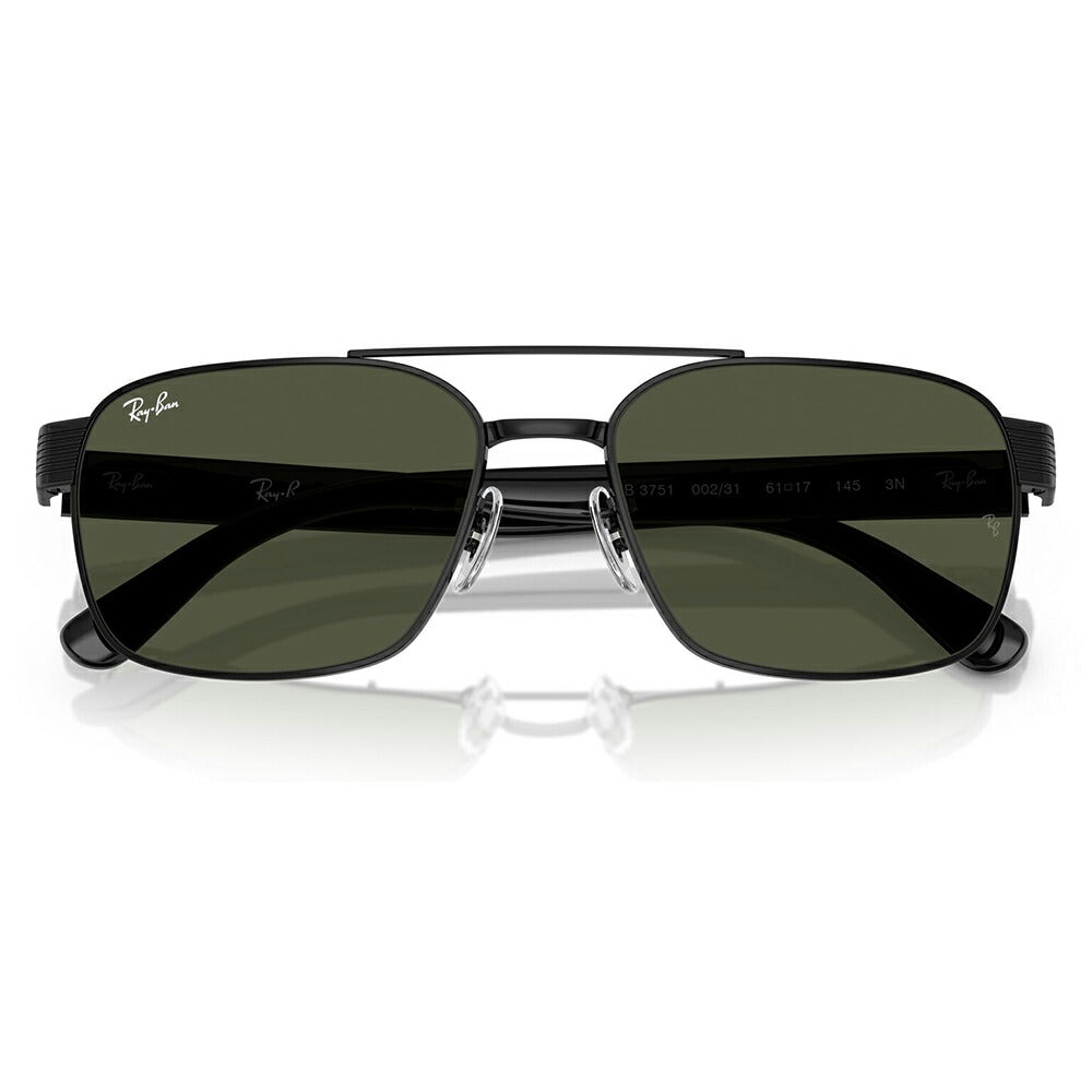 【正規品販売店】レイバン サングラス RB3751 002/31 58 61  Ray-Ban レイバン純正レンズ対応 スクエア メタル ユニセックス  伊達メガネ 眼鏡