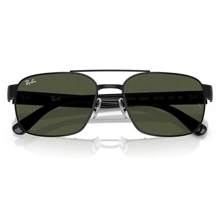 【正規品販売店】レイバン サングラス RB3751 002/31 58 61  Ray-Ban レイバン純正レンズ対応 スクエア メタル ユニセックス  伊達メガネ 眼鏡