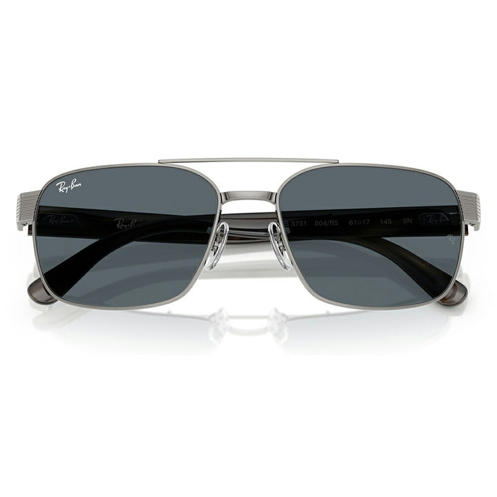 【正規品販売店】レイバン サングラス RB3751 004/R5 58 61  Ray-Ban レイバン純正レンズ対応 スクエア メタル ユニセックス  伊達メガネ 眼鏡