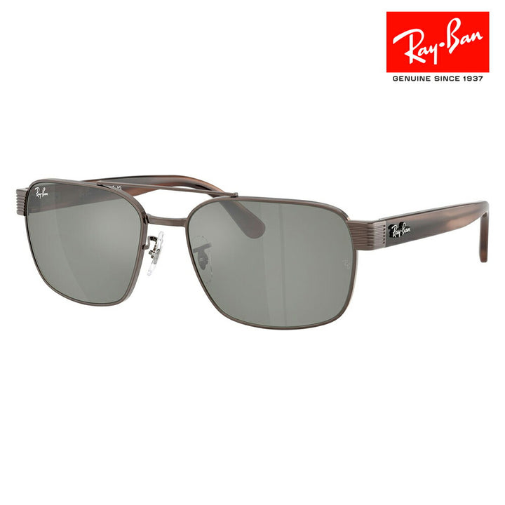 【正規品販売店】レイバン サングラス RB3751 925940 58 61  Ray-Ban レイバン純正レンズ対応 ミラーレンズ スクエア メタル ユニセックス  伊達メガネ 眼鏡