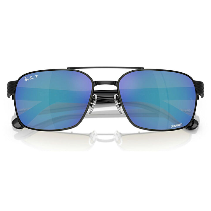 【正規品販売店】レイバン サングラス RB3751CH 002/4L 58 61  Ray-Ban レイバン純正レンズ対応 ミラーレンズ スクエア メタル ユニセックス 偏光  伊達メガネ 眼鏡