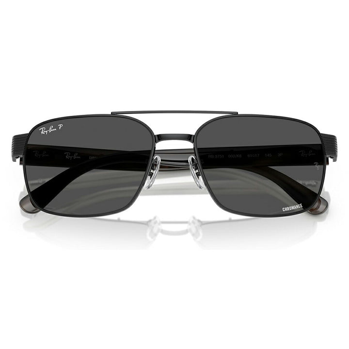 【正規品販売店】レイバン サングラス RB3751CH 002/K8 58 61  Ray-Ban レイバン純正レンズ対応 スクエア メタル ユニセックス 偏光  伊達メガネ 眼鏡