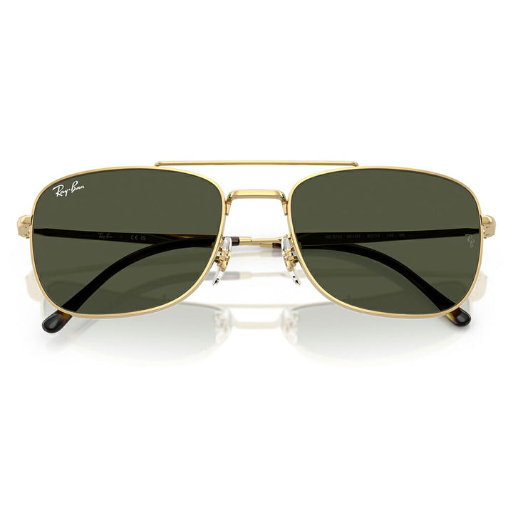 【正規品販売店】レイバン サングラス RB3755 001/31 59 62 Ray-Ban レイバン純正レンズ対応 レクタングル メタル ユニセックス