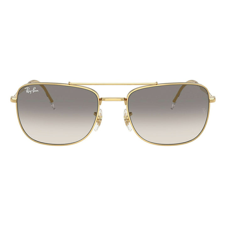 【正規品販売店】レイバン サングラス RB3755 001/32 59 62 Ray-Ban レイバン純正レンズ対応 レクタングル メタル ユニセックス