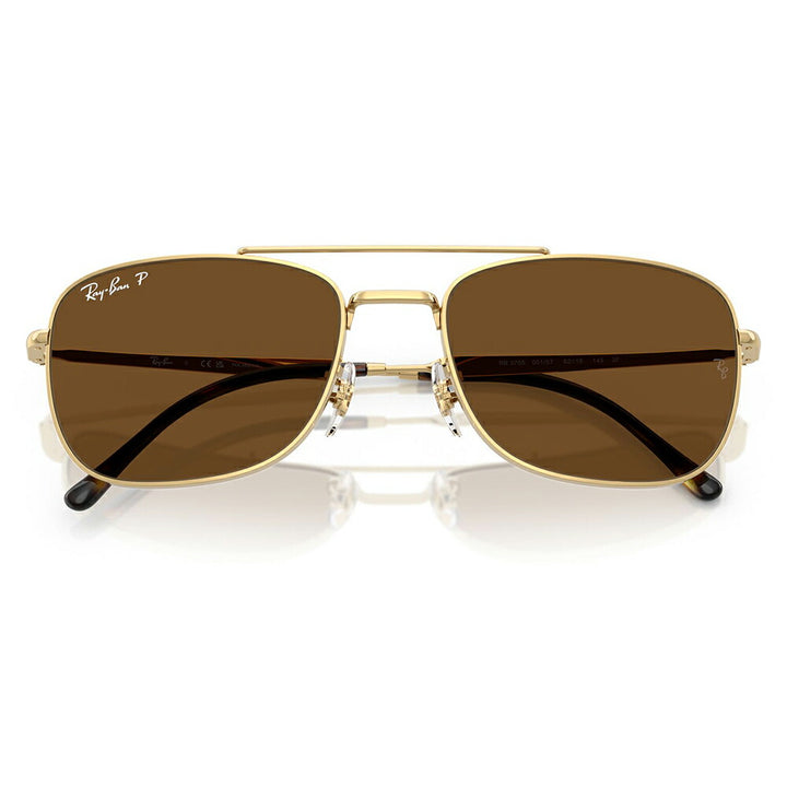 【正規品販売店】レイバン サングラス RB3755 001/57 59 62 Ray-Ban レイバン純正レンズ対応 レクタングル メタル ユニセックス 偏光