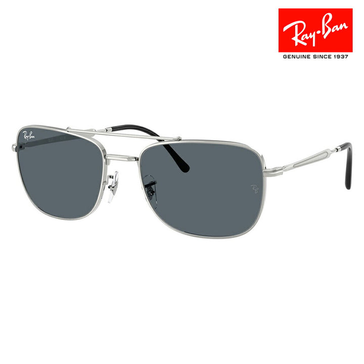 【正規品販売店】レイバン サングラス RB3755 003/R5 59 62 Ray-Ban レイバン純正レンズ対応 レクタングル メタル ユニセックス