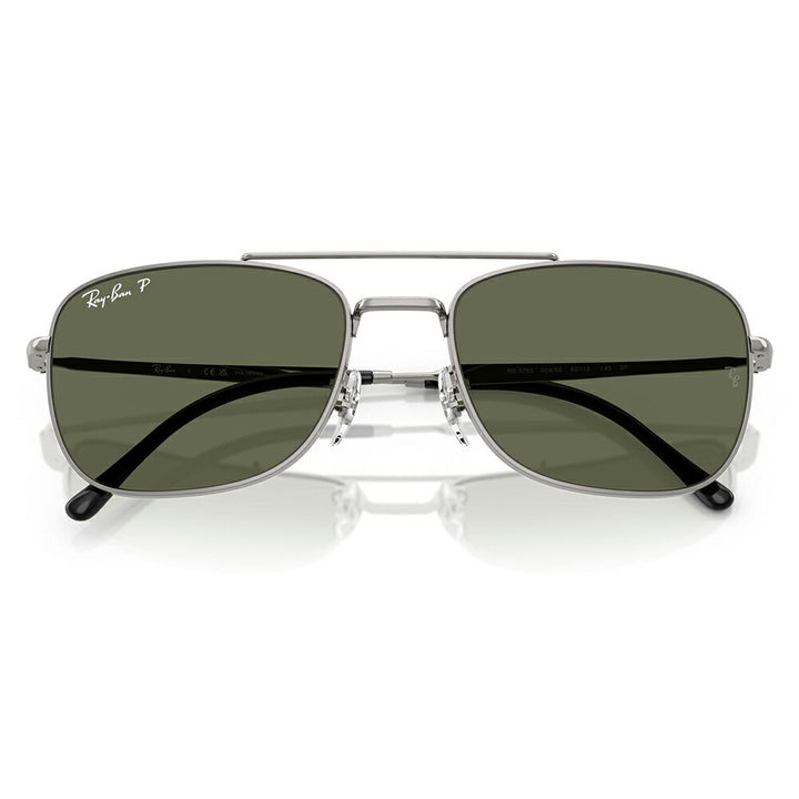 【正規品販売店】レイバン サングラス RB3755 004/58 59 62 Ray-Ban レイバン純正レンズ対応 レクタングル メタル ユニセックス 偏光