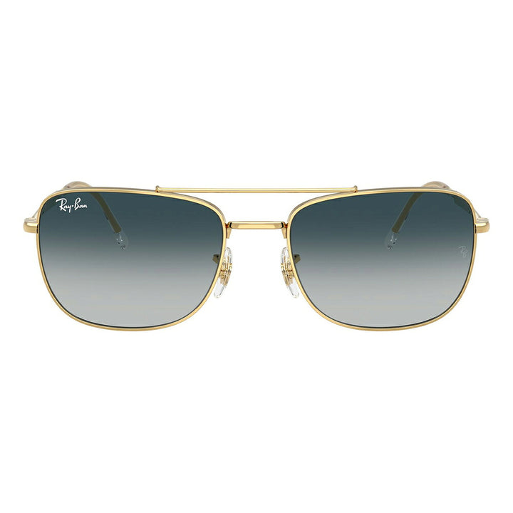 【正規品販売店】レイバン サングラス RB3755 920132 59 62 Ray-Ban レイバン純正レンズ対応 レクタングル メタル ユニセックス
