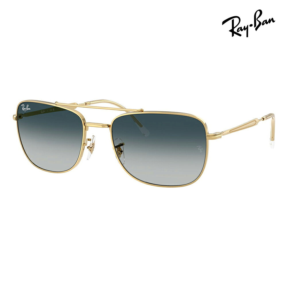 【正規品販売店】レイバン サングラス RB3755 920132 59 62 Ray-Ban レイバン純正レンズ対応 レクタングル メタル ユニセックス
