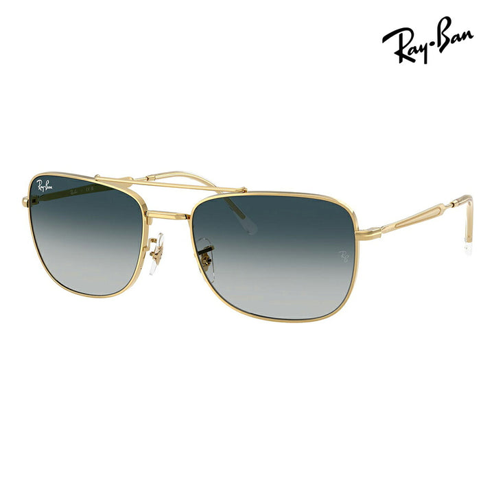 【正規品販売店】レイバン サングラス RB3755 920132 59 62 Ray-Ban レイバン純正レンズ対応 レクタングル メタル ユニセックス