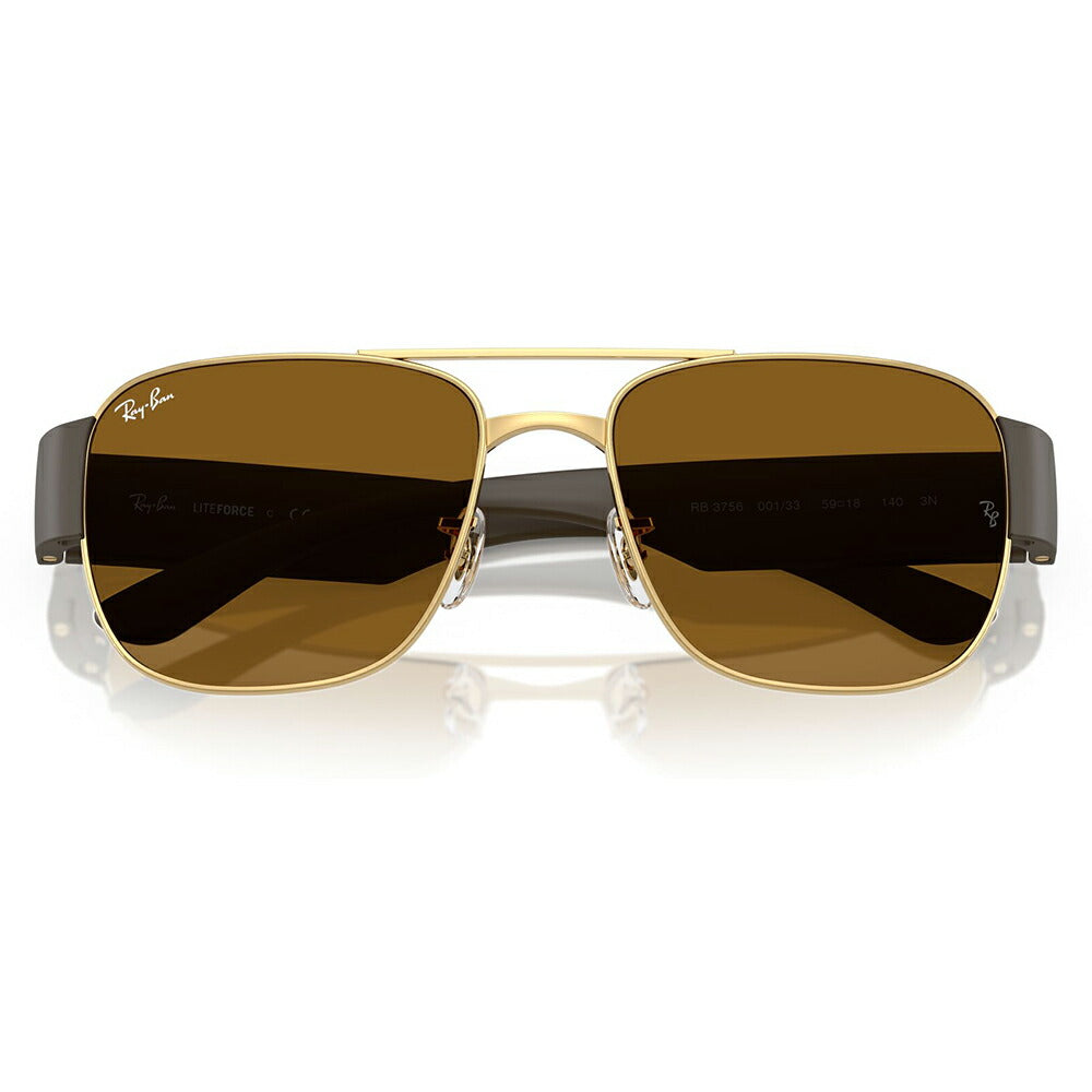 【正規品販売店】レイバン サングラス RB3756 001/33 56 59  Ray-Ban レイバン純正レンズ対応 スクエア メタル ユニセックス  伊達メガネ 眼鏡