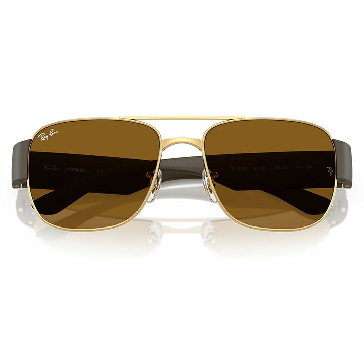 【正規品販売店】レイバン サングラス RB3756 001/33 56 59  Ray-Ban レイバン純正レンズ対応 スクエア メタル ユニセックス  伊達メガネ 眼鏡