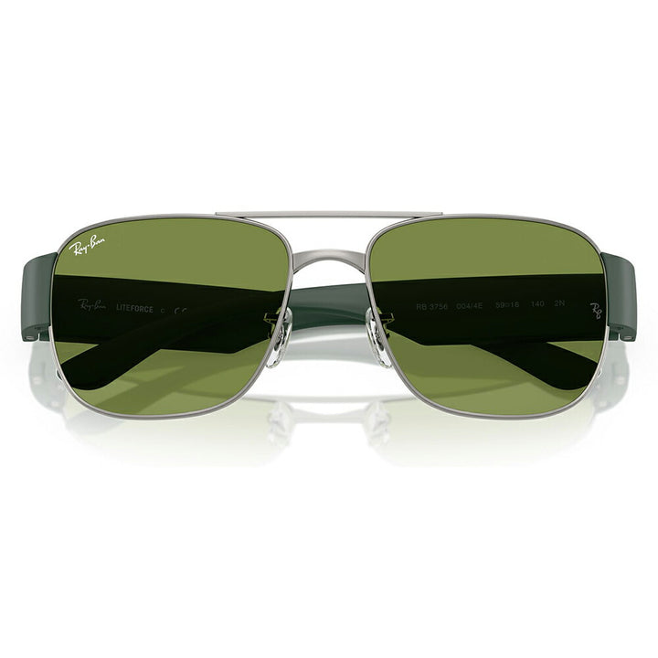 【正規品販売店】レイバン サングラス RB3756 004/4E 56 59  Ray-Ban レイバン純正レンズ対応 スクエア メタル ユニセックス  伊達メガネ 眼鏡
