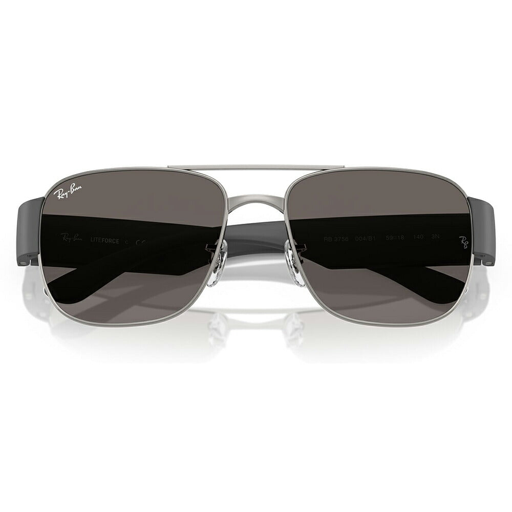【正規品販売店】レイバン サングラス RB3756 004/B1 56 59  Ray-Ban レイバン純正レンズ対応 スクエア メタル ユニセックス  伊達メガネ 眼鏡