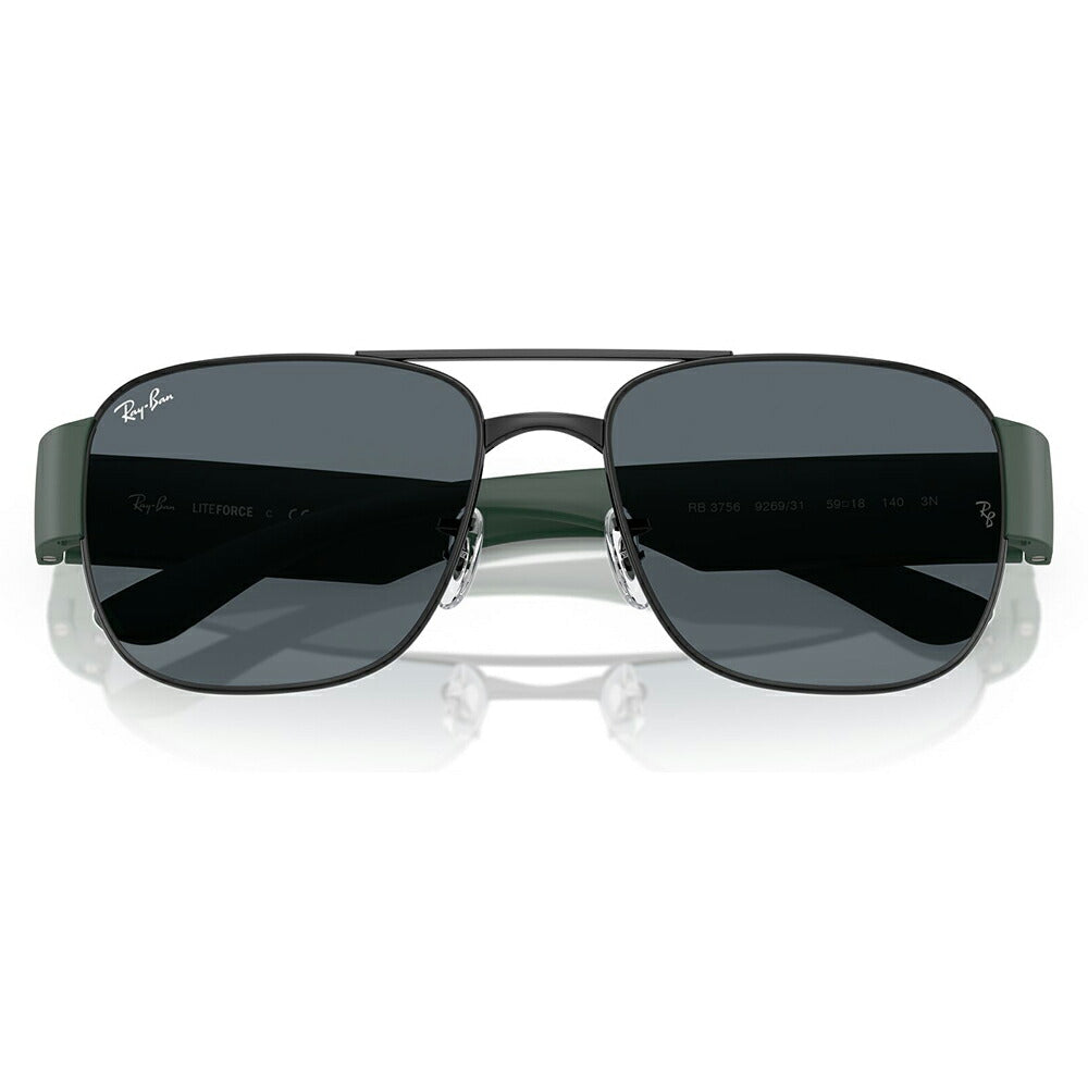 【正規品販売店】レイバン サングラス RB3756 926931 56 59  Ray-Ban レイバン純正レンズ対応 スクエア メタル ユニセックス  伊達メガネ 眼鏡