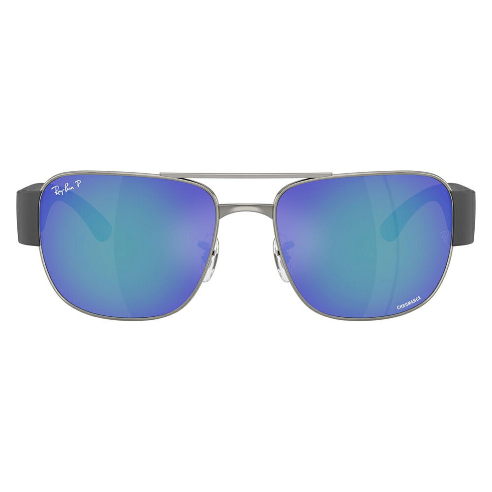 【正規品販売店】レイバン サングラス RB3756CH 004/4L 56 59  Ray-Ban レイバン純正レンズ対応 ミラーレンズ スクエア メタル ユニセックス 偏光  伊達メガネ 眼鏡