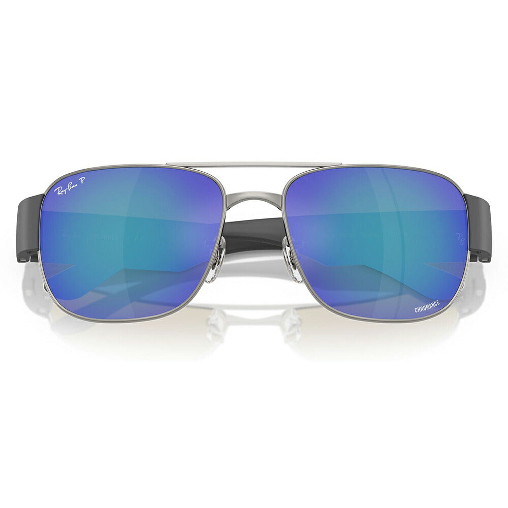 【正規品販売店】レイバン サングラス RB3756CH 004/4L 56 59  Ray-Ban レイバン純正レンズ対応 ミラーレンズ スクエア メタル ユニセックス 偏光  伊達メガネ 眼鏡