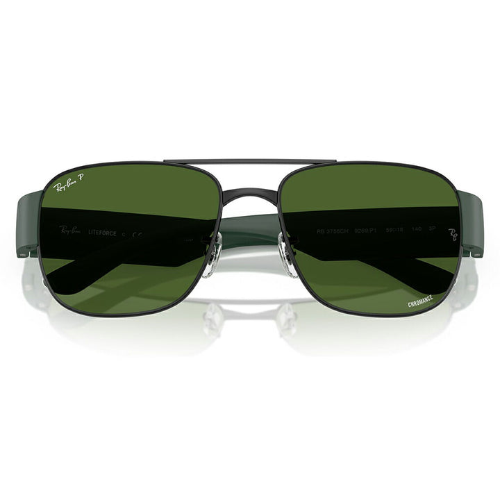 【正規品販売店】レイバン サングラス RB3756CH 9269P1 56 59  Ray-Ban レイバン純正レンズ対応 スクエア メタル ユニセックス 偏光  伊達メガネ 眼鏡