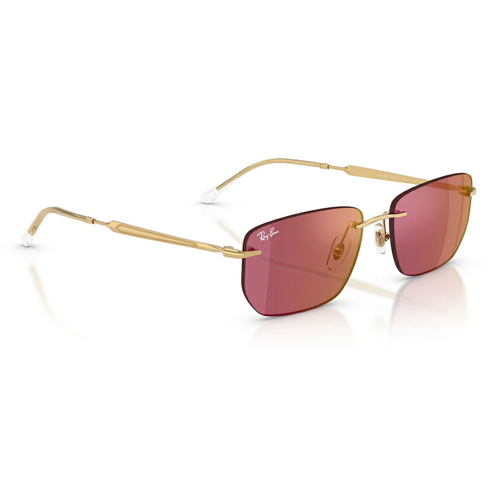 【正規品販売店】レイバン サングラス RB3768 001/D0 56 Ray-Ban レイバン純正レンズ対応 多角形 ツーポイント メタル ミラーレンズ
