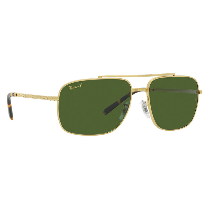 【正規品販売店】レイバン サングラス RB3796 9196P1 59 62 Ray-Ban レイバン純正レンズ対応 メタル スクエアダブルブリッジ   伊達メガネ 眼鏡