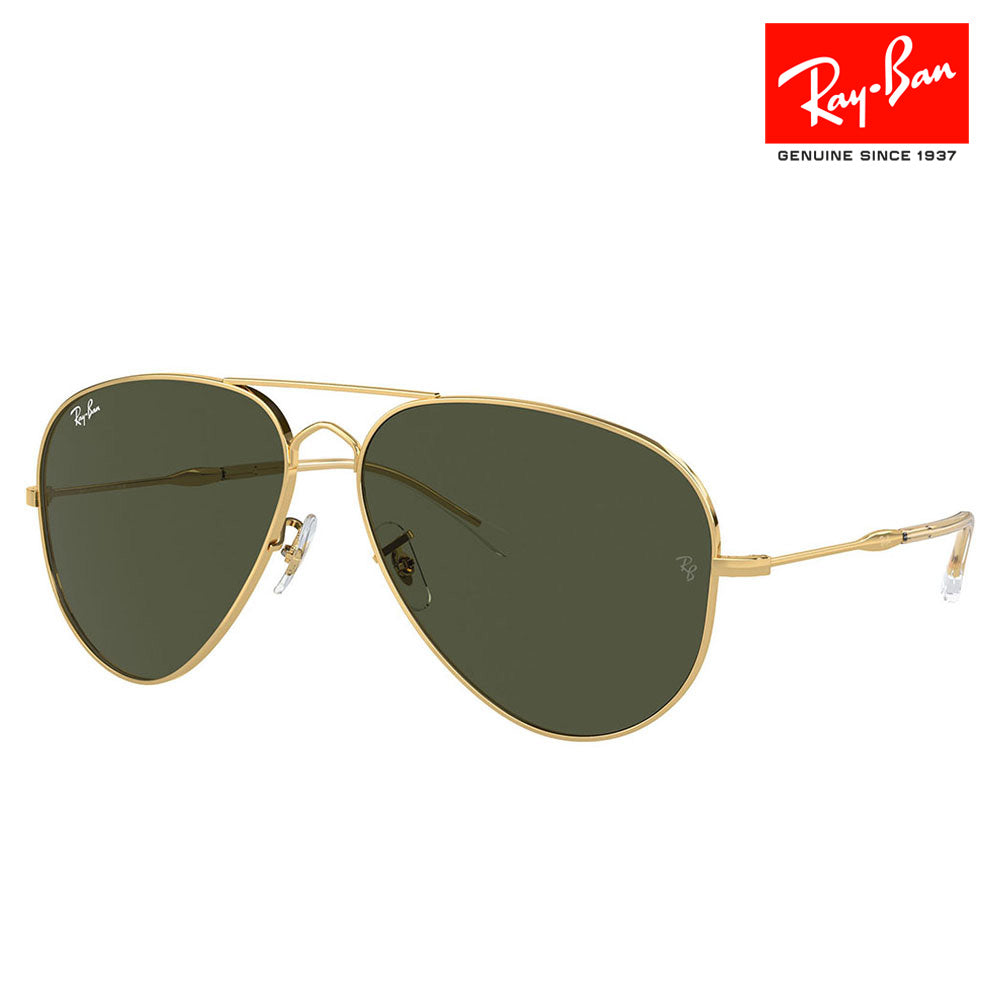 [Authorized Retailer] Ray-Ban Sunglasses RB3825 001/31 58 62 Ray-Ban Compatible with Ray-Ban Genuine Lenses OLD AVIATOR Unisex 