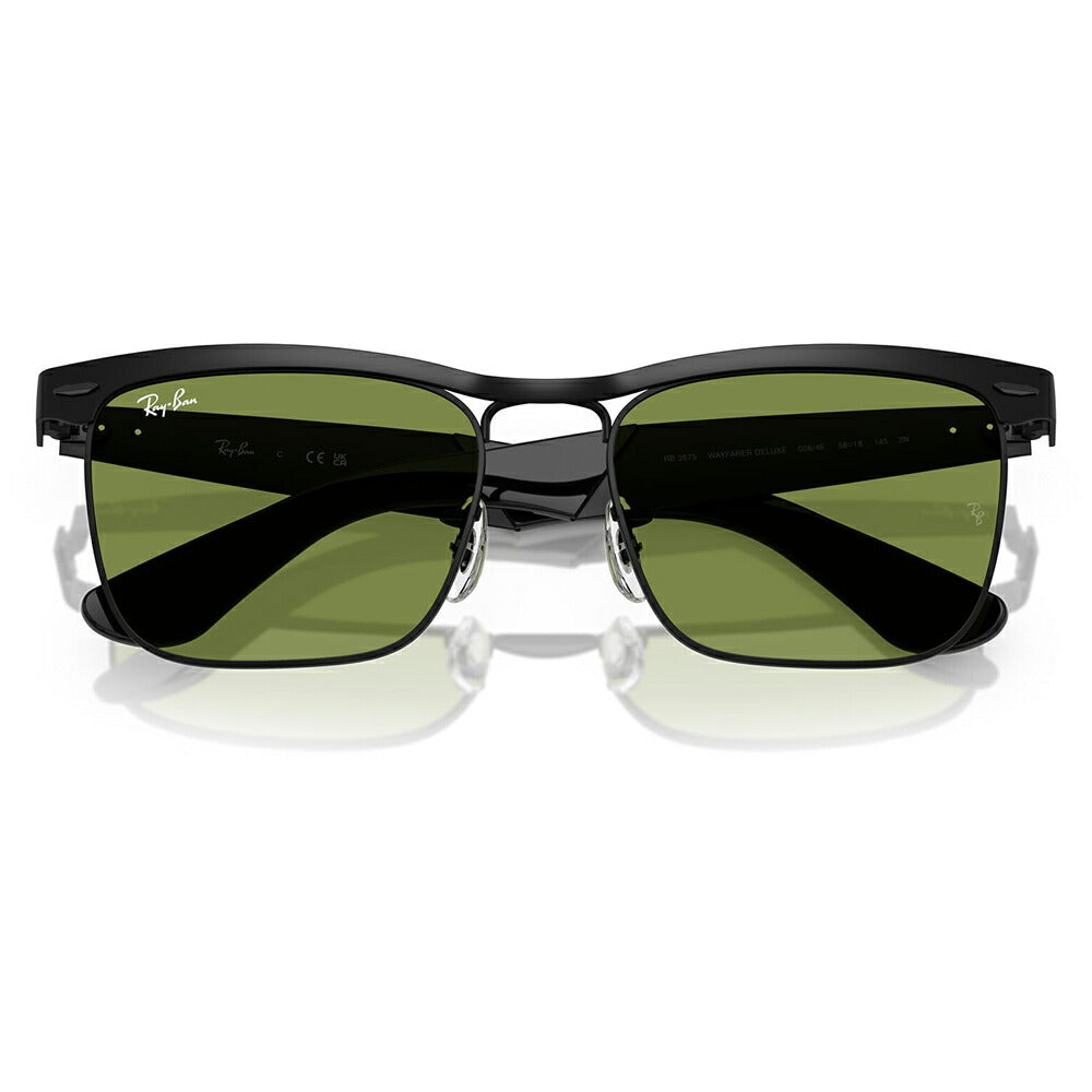 【正規品販売店】レイバン サングラス RB3875 006/4E 53 56 Ray-Ban WAYFARER DELUXE ウェイファーラー デラックス メタル ブロー ユニセックス