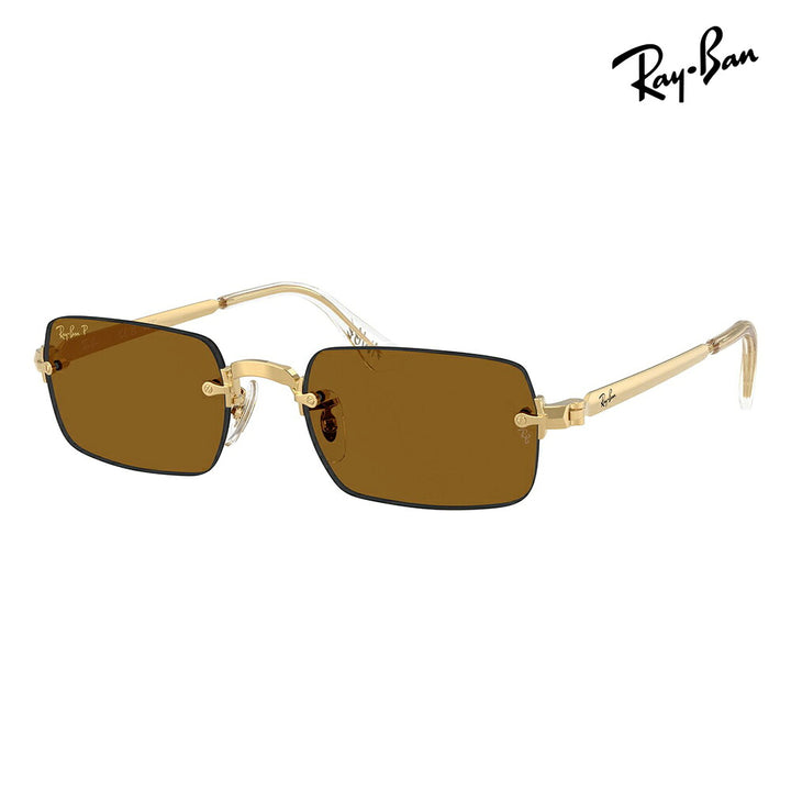 【正規品販売店】レイバン サングラス RB3928 001/83 54 Ray-Ban A$AP WORLDWIDE エイサップワールドワイルド スクエア ツーポイント リムレス 偏光