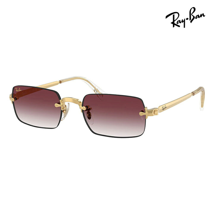 【正規品販売店】レイバン サングラス RB3928 001/8H 54 Ray-Ban A$AP WORLDWIDE エイサップワールドワイルド スクエア ツーポイント リムレス